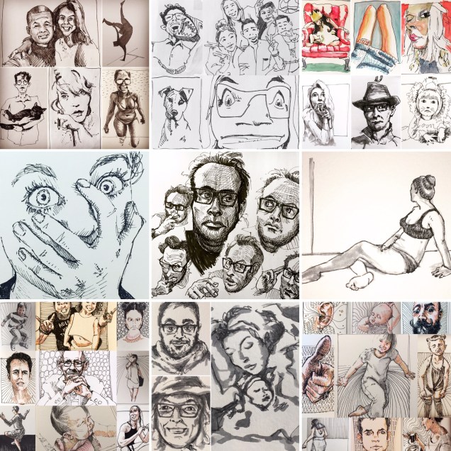 Some collected Sktchy App pics of mine